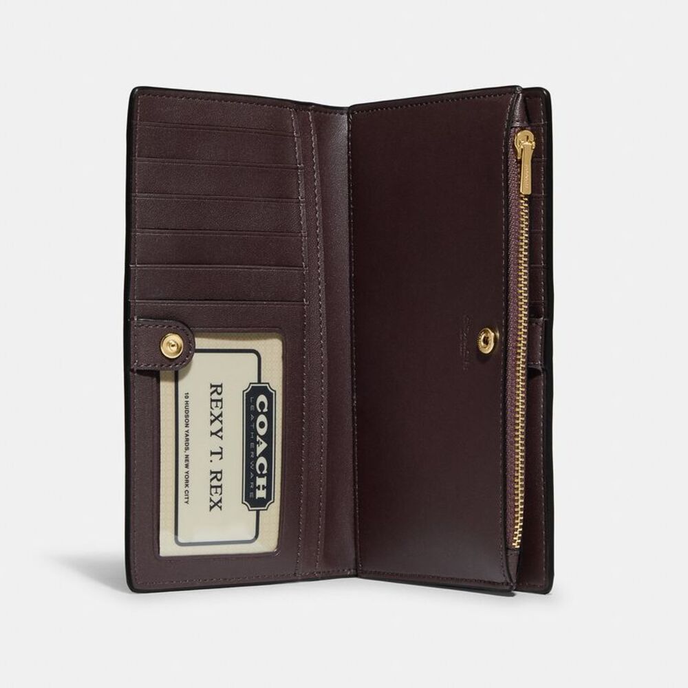 NWT Coach Outlet Slim Zip Wallet - Picture 2 of 4